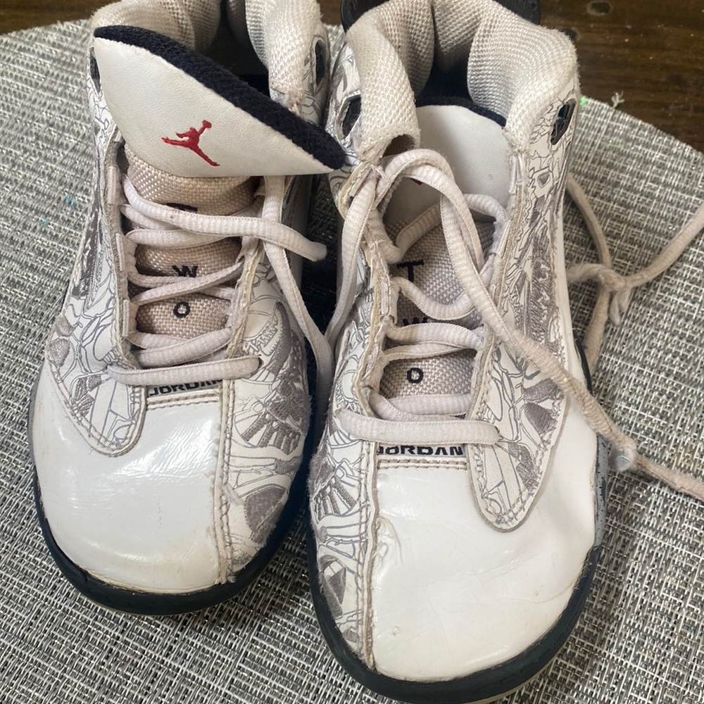 White fair condition Jordans